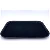 MC RISTORAZIONE - Vassoio Antiscivolo Rettangolare, colore Nero, 25x35 cm, Made in Italy, ideale per bar, caffè, ristoranti, hotel.