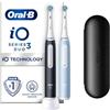 Oral-b Spazzolini elettrici Oral-B iO Serie 3 Duo Edition Nero opaco/Blu ghiaccio 2pz [IO SERIES 3 DUO]