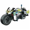 ColorBaby 39027 BYM Modellino Moto Polizia Giocattolo da Costruire, 193 pezzi, 7 x 19 x 9 cm, Pull-Back, Gioco Parti Costruzione, Auto per bambini, Regalo per bambini 7 anni, Modelli, Regali Originali