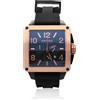 BRERA OROLOGI Orologio uomo quattro cassa 48mm nero oro rosa