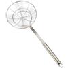 Hemoton Filo da Cucina Skimmer Filtro per Ragno in Acciaio Inox Filtro per Ragno Maglie Colino per Alimenti Mestolo Forato Mestolo per Pasta Frittura Taglia L