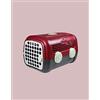 UNITED PETS United Pets A.U.T.O. - Trasportino Rigido per Cani e Gatti, di Design, Made in Italy, Bordeaux, Incluso Tappetino Igienico, 51x37x33cm, Trasportino da Viaggio - 2200 g