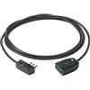 Vimar 0P32389 Cavo Prolunga lineare 5 metri, 3G1 spina piatta salvaspazio 2P+T 16 A 250 V~ standard italiano, nero