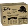 Felix Multipack Felix Sfilaccetti Rustici in Buste 120 x 80 g umido gatto - Selezione mista in Salsa