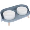 TIAKI Doppia ciotola in ceramica TIAKI Duo - 2 x 450 ml, Ø 12,5 cm