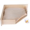 Modern Living Letto da parete Modern Living Serra - naturale / beige