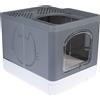 TIAKI Toilette per gatti TIAKI Hop In Jax - grigio scuro