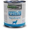 VET LIFE FARMINA VET LIFE NATURAL DIET DOG HYPOALLERGENIC FISH & POTATO 300 gr Prezzo x 6 unità