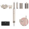 Shark FLEXSTYLE Styler e Asciugacapelli 5 en 1, con Arricciacapelli, Spazzola Lisciante, Volumizzante, Diffusore, Concentratore, Custodia da Viaggio, Senza Danni da Calore, Oro francese HD446SLEU