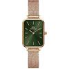 Daniel Wellington Orologio Quadro da Donna, 20x26mm Acciaio Inox (316L) Oro rosato Orologio Donna
