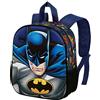 DC Comics Batman Rage-Zaino 3D Piccolo, Blu, 26 x 31 cm, Capacità 8.5 L
