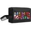 Marvel Pochette Uomo - Beauty Case da Viaggio Borsa da Toilette con Zip Borsello Uomo Morbido - Trousse Uomo Ragazzo Sportivo - Accessori Marvel Regalo