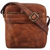 STILORD 'Craig' Borsello a Mano Uomo Pelle Vintage Messenger Bag per Tablet Piccola Borsa a Tracolla Elegante Borsa Crossbody di Cuoio Genuino, Colore:kara - cognac