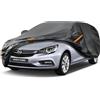 Kayme Telo Copriauto da Esterno Station Wagon, Compatibile con Opel Astra L/K/J Sports Tourer/H Caravan (2004-2025), Copertura a 7 Starti per Impermeabile Anti UV Antipolvere, Telo Copri con Cerniera.
