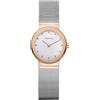 BERING Donna Analogico Quarzo Classic Orologio con Cinturino in Acciaio inossidabile Cinturino e Vetro zaffiro