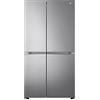 LG GSBV70PZTE Frigorifero Americano Side by Side Total No Frost con Congelatore, 655 L, Door Cooling, Linear Cooling, Multy Air Flow, Compressore Lineare Inverter - Frigo con Freezer