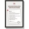 walther design cornice nera 21 x 29,7 cm (DIN A4) Sedia con cornice portadocumenti in alluminio AJ130B