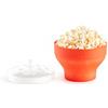 Lékué Mini Pop Corn per preparare Popcorn nel microonde, Silicone, Arancio