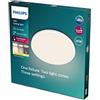 Philips LED Plafoniera Ozziet, Grande, Due Zone Luminose, Tre Impostazioni, 2700K, 36W, Nero