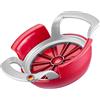Westmark Affettamela/Affettapera con piattino, Alluminio/Acciaio inox/Plastica, Divisorex-Spezial, Argento/Rosso, 51112260