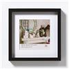 walther design Nera 30 x 30 cm con passe-partout, Cornice in Legno Stoccolma EA339B