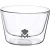 MasterPRO Foodies Mixology - Ciotola da 360 ml in borosilicato trasparente - Resiste agli sbalzi di temperatura - Doppio vetro - Lavabile in lavastoviglie - Senza sostanze tossiche