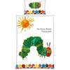 Herding IL Piccolo Bruco MAISAZIO Set di Biancheria da Letto Reversibile per Bambini, Copripiumino 100 x 135 cm, Federa 40 x 60 cm, Cotone