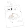 Herding Set di Biancheria da Letto Reversibile per Bambini, Orsetto Addormentato, Copripiumino 100 x 135 cm, Federa 40 x 60 cm, Cotone/Renforcé