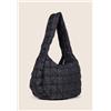 Freddy Borsa a spalla in nylon imbottito con cuciture a quadri