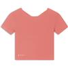 Freddy T-shirt slim fit a costine con apertura sulla schiena
