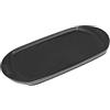 Weber Piastra in Ceramica/Plancha - Piccola (40x22cm), Padella da BBQ in Ceramica con Superficie Antiaderente, Ideale per Smash-Burger, fajitas, asparagi e Altro, Lavabile in lavastoviglie-Nero(6465)