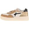 w6yz Xenia W Suede/Micro/Metallic Sand-White-Platinum