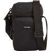 Calvin Klein Borsa a Tracolla Uomo Reporter Piccola, Nero (Ck Black), Taglia Unica