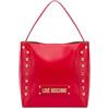 Love Moschino BORSA PU ROSSO+BORCHIE