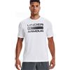 Under Armour T-Shirt Uomo Under Armour Team Issue Wordmark Bianco Nero