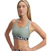 Under Armour Reggiseno Sportivo Donna Under Armour HeatGear Armour Mid Branded Verde