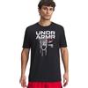 Under Armour T-Shirt Uomo Under Armour Hoops Net Nero