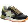 Sun68 Sneakers Uomo Sun68 Jaki 2.0 Bicolor Nero Verde Militare