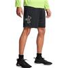 Under Armour Shorts Uomo Under Armour Tech Graphic Nero Verde