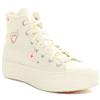 Converse Sneakers Donna Converse Chuck Taylor All Star Lift Hi Bianco