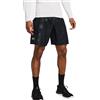 Under Armour Shorts Woven Emboss Uomo Nero Giallo