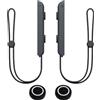 Miunpri Wrist Straps For Switch Joycon With Thumbsticks Protector Covers For Switch/Lite Replacement Accessories Compatible With Nintendo Switch Controller Joystick Wristband Adjustable