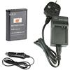 QIAO JIN LIN DSTE EN-EL23 - Batteria ricaricabile agli ioni di litio + caricabatterie da viaggio DC152U e da auto compatibile con fotocamera digitale Nikon Coolpix P600 S810c P900S