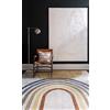 Livabliss Surya Asuncion Tappeto Vintage Lavabile in Lavatrice Tappeto salotto per Soggiorno, Cucina, Esterni, Corridoio, Stile Tradizionale Classico, Ampio a Trama Piatta, 120x170cm Avorio, Grigio, Giallo