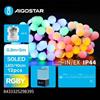 Aigostar Catena luminosa a batteria Aigostar per interni ed esterni con lampadine a sfera multicolore 50 led 5 m - 298395