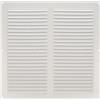 Amig - Griglia quadrata in alluminio con zanzariera | Griglie di ventilazione per presa d'aria | Ideale per soffitto cucina e bagno | Misure 300 x 300 mm | Colore bianco
