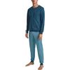 CALIDA Relax Imprint Set di Pigiama, Blu Legión, 58-60 (Pacco da 2) Uomo