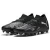 PUMA Future 8 Match Fg/AG, Scarpe da Calcio Unisex-Adulto, Bianco Nero Rosso Brillante, 41 EU