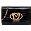 Love Moschino JC4047PP1MLE100A, Borsa A Spalla Donna, Nero, Unica