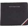 Tommy Hilfiger Portafoglio Uomo Central Cc Flap in Pelle, Multicolore (Black), Taglia Unica